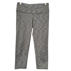 Athleta Gray Capri Leggings Heathered XS